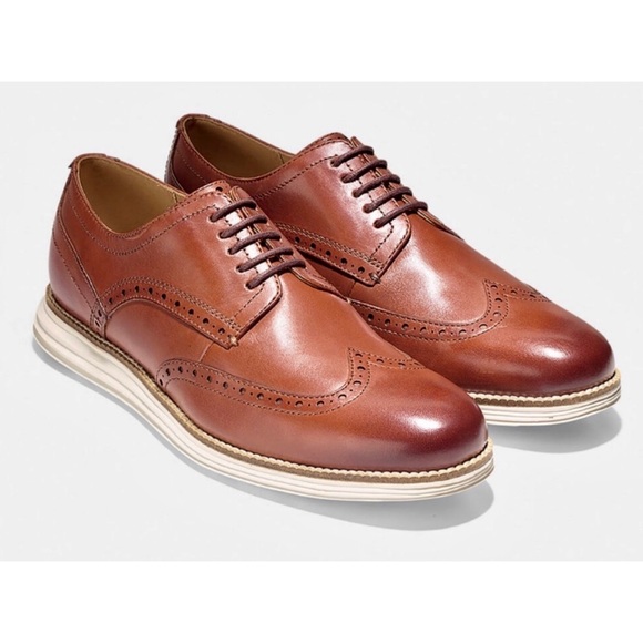 Cole Haan Other - Cole Haan Original Grand Wingtip Oxford Shoes In Woodbury/Ivory NWT